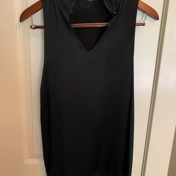 Anthropologie black silk top. Size S. NWT. - Picture 2 of 5